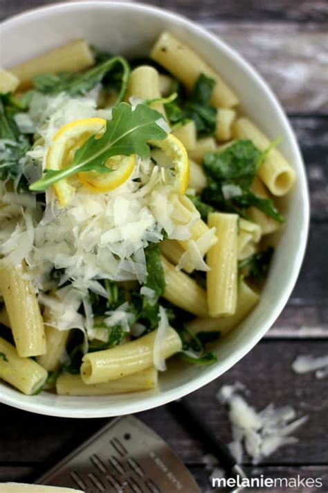 Lemon Arugula Pasta This Silly Girls Kitchen