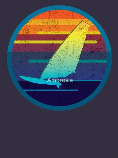 WINDSURFING Sunset T Shirt For Sale By Ambrosia Redbubble