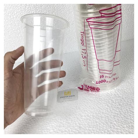 Jual Cup Plastik Datar Oz Slim Hok Slop Isi Isi Pack