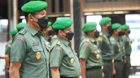 Daftar Lengkap 19 Perwira Tinggi Tni Ad Yang Naik Pangkat Ada 5 Danrem