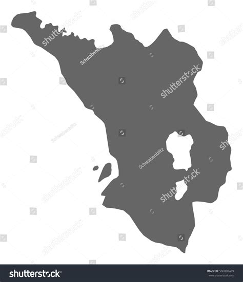 Map Selangor Darul Ehsan Malaysia Stock Vector (Royalty Free) 506890489 | Shutterstock