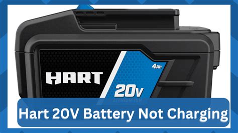 7 Reasons Behind Hart 20V Battery Not Charging HookedOnTool