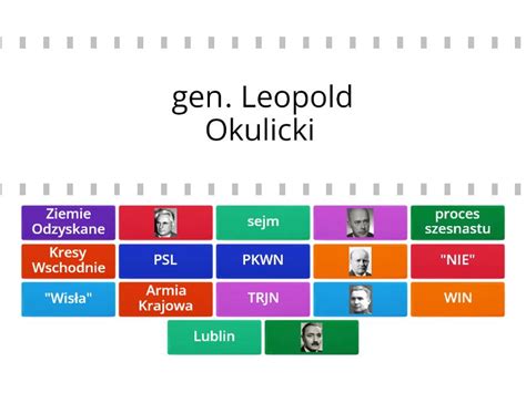 Początki władzy komunistów w Polsce 1 Znajdź parę