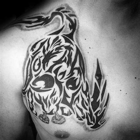 40 Tribal Bull Tattoo Designs For Men - Powerful Ink Ideas