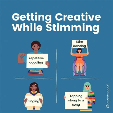 Graphic About Getting Creative While Stimming Offers The Following