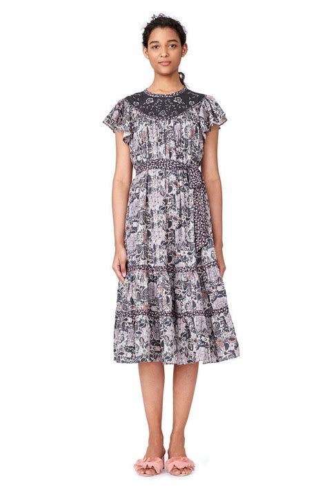 Rebecca Taylor La Vie Indochine Embroidered Dress