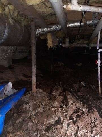 Frontier Foundation Crawl Space Repair Before After Photo Set