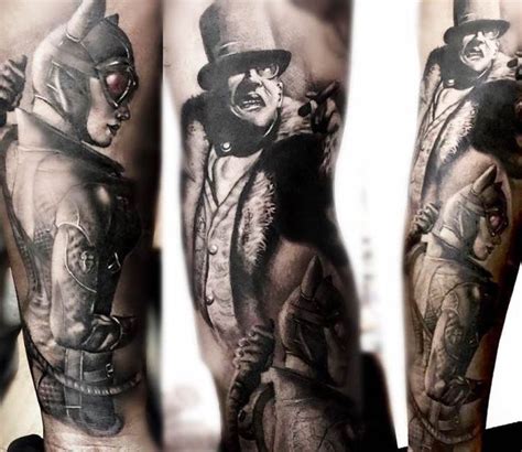 Arkham City Tattoo By Kris Busching Post 17133 City Tattoo Tattoos