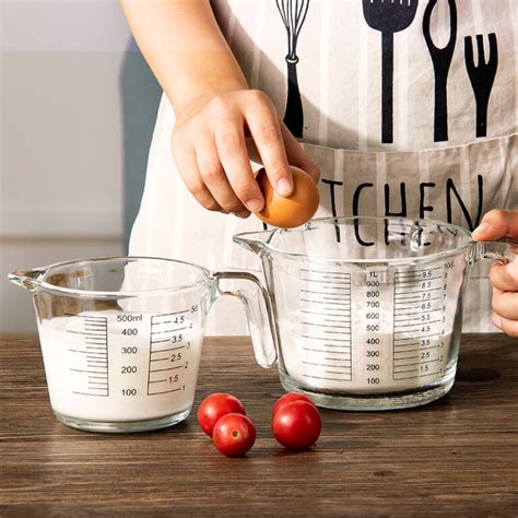 Mesure cuisine tasse Tasse à mesurer en verre Haute qualité