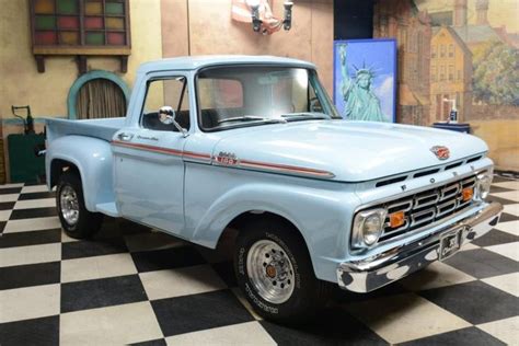 1964 Ford F-100 Stepside Pickup Truck | Classic ford trucks, Old ford trucks, Ford trucks