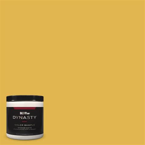 BEHR DYNASTY 8 Oz 360D 6 Yellow Gold Matte Stain Blocking Interior