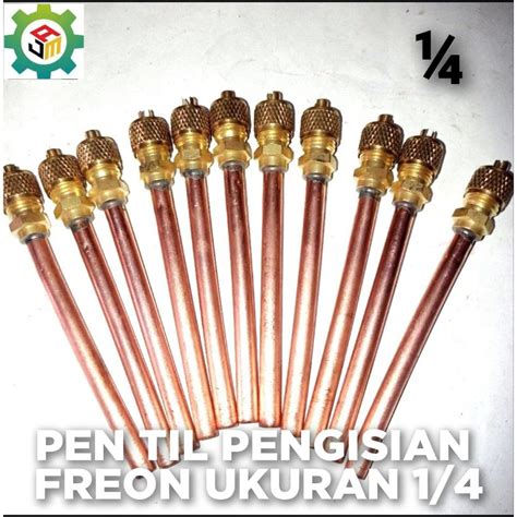 Jual PENTIL PENGISIAN FREON UKURAN 1 4 UNTUK KULKAS AC Shopee Indonesia