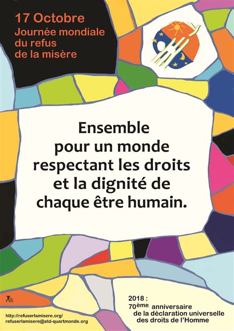 Lettre aux Amis du monde Spécial 17 octobre 2018 ATD Quart Monde