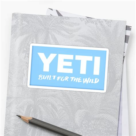 "Blue Yeti Logo" Sticker by corinthiabrooke | Redbubble