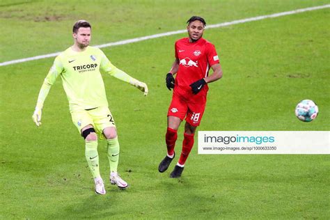 Goalkeeper Patrick Drewes Vfl Bochum Vs Christopher Nkunku Rb