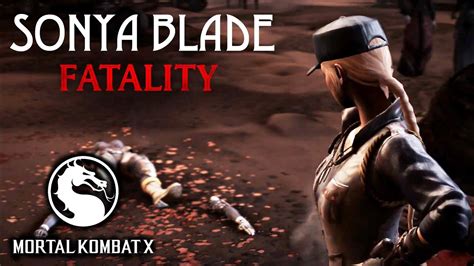 Sonya Blade X Ray And Fatality Mortal Kombat X Youtube