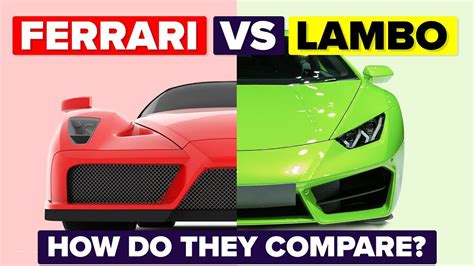 Ferrari Versus Lamborghini All About Lamborghini