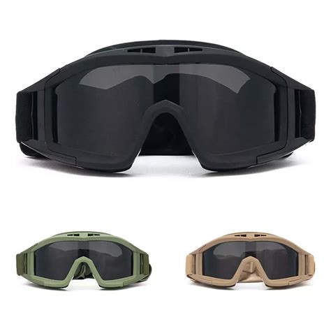 Goggle Militar T Ctico Lentes Gotcha Policia Careta Gafas Gafas