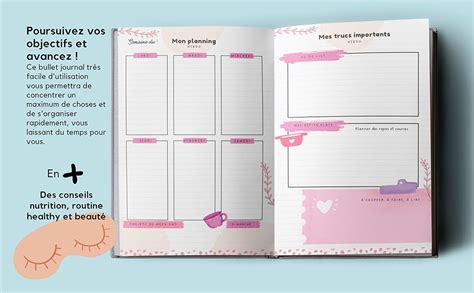 Mon Bullet Journal De Femme Bujo Pr Rempli Agenda Perp Tuel De Femme