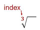 Using the Radical Sign or Symbol