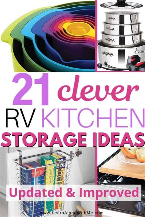 27 Clever Rv Kitchen Storage Ideas Maximize Your Tiny Space Learn Along With Me