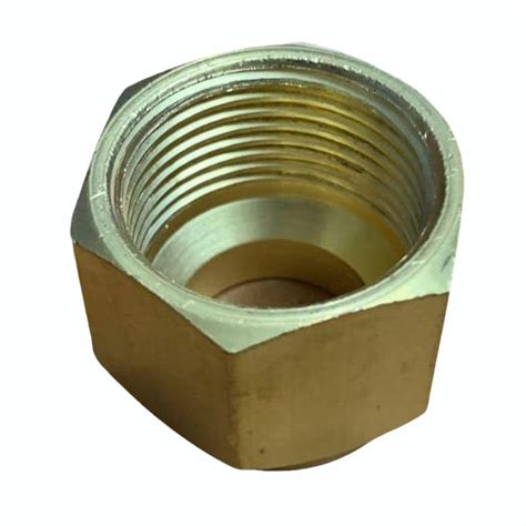 Hexagonal Brass Hex Nut For Bathroom Fitting Inner Diameter 5 Mm At