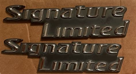 Lincoln Town Car Signature Limited Emblems - Free Shipping! - Used for ...