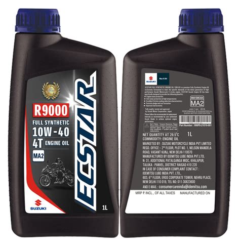 10W40 Ecstar Full Synthetic Engine Oil Bottle Of 1L At Best Price In