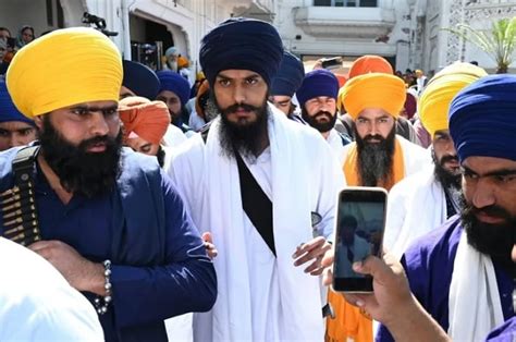 Jailbreak Fears Indian Police Shift Pro Khalistan Sikh Preacher Amritpal Singh To Assam Jail