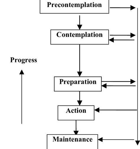 The Stages Of Change Model From Diclemente And Prochaska