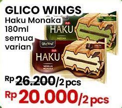 Harga Glico Haku Strawberry Crispy Choco Monaka Ml Hari Ini