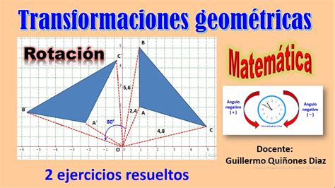 Transformaci N De Figuras Geom Tricas En El Plano Cartesiano Para Sexto