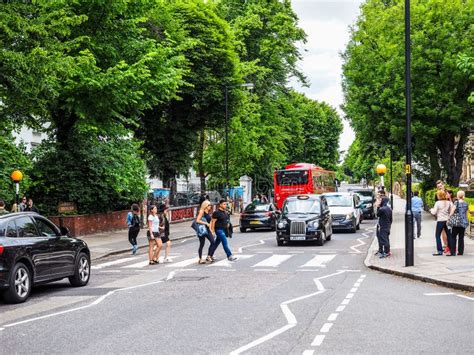 Abbey Road Crossing In London Hdr Editorial Stock Image Image Of