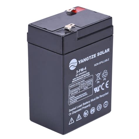 Supply 6V 4Ah Rechargeable Lead Acid Battery Wholesale Factory