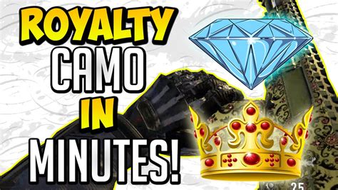 Call Of Duty Advanced Warfare How To Get Royalty Camo In Minutes