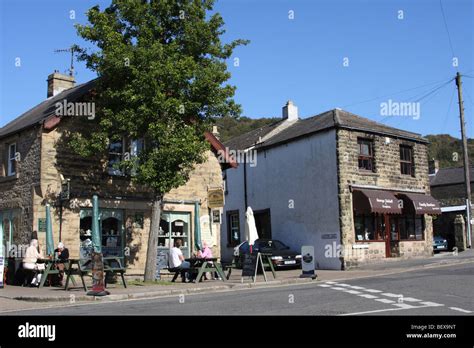 The Village Of Eyam Derbyshire England Uk Stock Photo Alamy