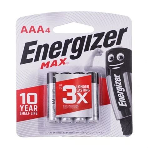 Pin Tiểu Energizer Aaa Max E92 Bp4 4 Viên