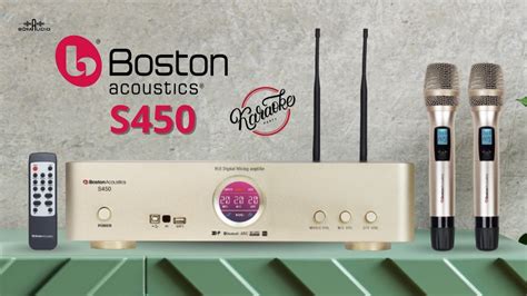 Amply BOSTON ACOUSTICS S450 Giá trải nghiệm tốt nhất thị trường Amply