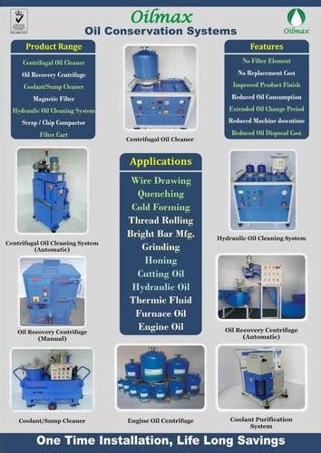 Blue Oil Filtration System At Best Price In Pune Oilmax Systems Pvt Ltd