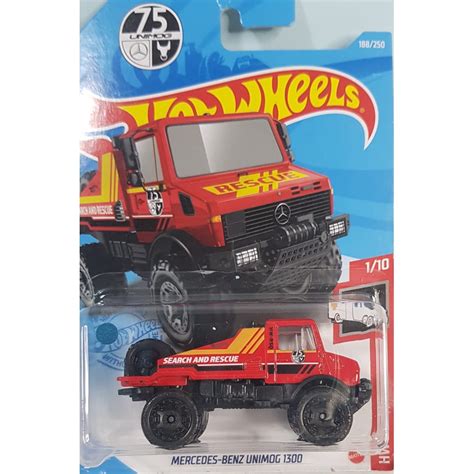 Hot Wheels Mercedes Benz Unimog 1300 Hw Rescue Shopee Brasil