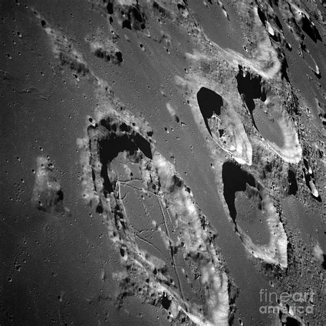 Oblique View Of The Lunar Surface Photograph By Stocktrek Images