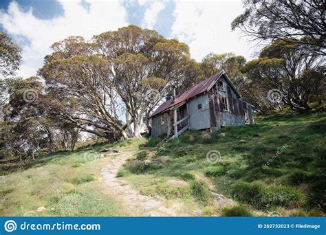 Cope Hut Near Falls Creek In Australia Stock Image Image Of Footpath