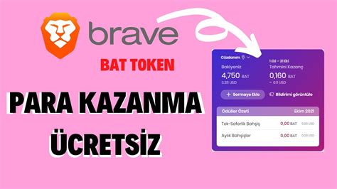 Brave Browser Para Kazanma Bat Token Kazanma Youtube