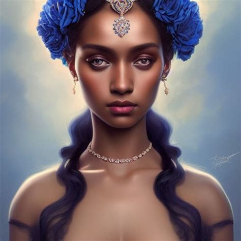 Ornate Portrait Of A Beautiful Woman Ai Generated Artwork Nightcafe Creator