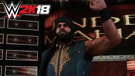 Wwe 2k18 Jinder Mahal Entrance Signature Finisher Youtube