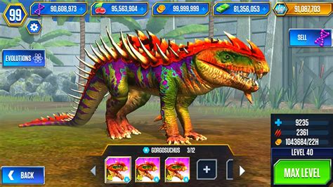 New Unlock Gorgosuchus Max X3 Level 40 Jurassic World The Game Youtube