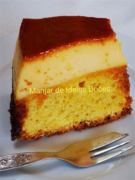 Manjar de ideias doces e não só Bolo pudim de leite condensado e