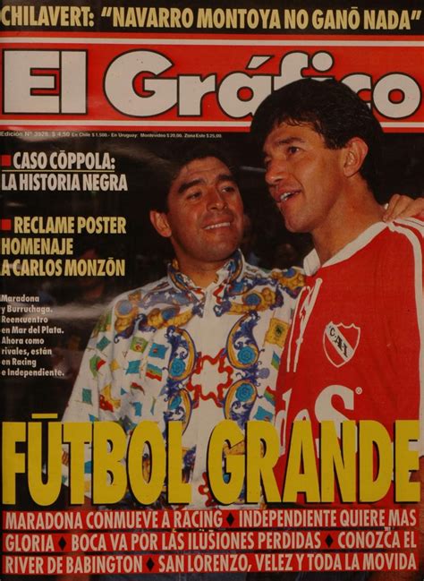 El Gráfico Nro 3928 17 01 1995 Diego Dt De Racing In 2024 Comic Book Cover Diego