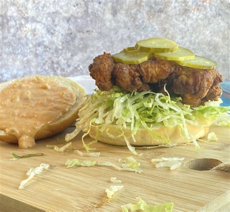 Fried Chicken Sandwich - The Measured Scoop