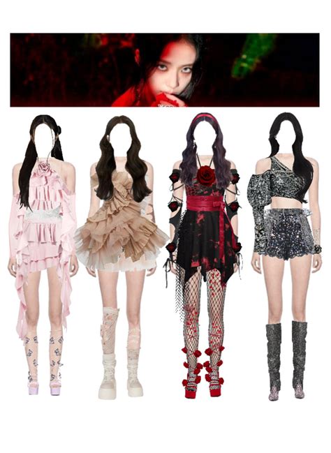 Jisoo Flower Outfit Shoplook